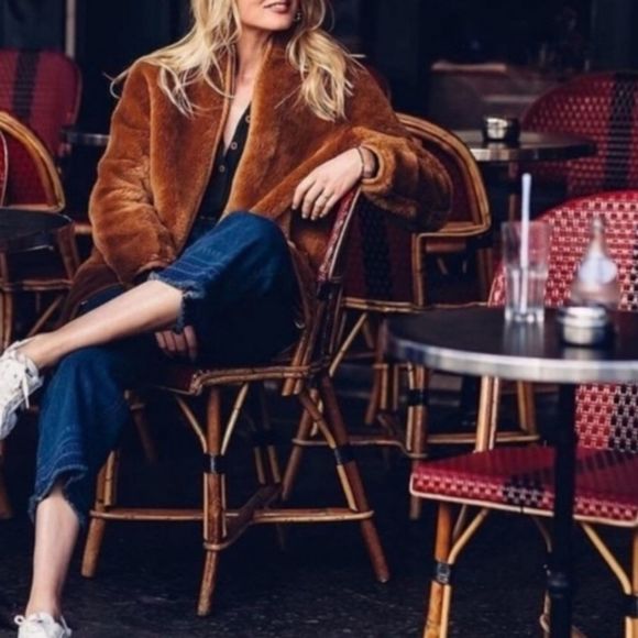 J.Crew Collection Zip Up Plush Faux Fur Teddy Coat - Picture 10 of 11